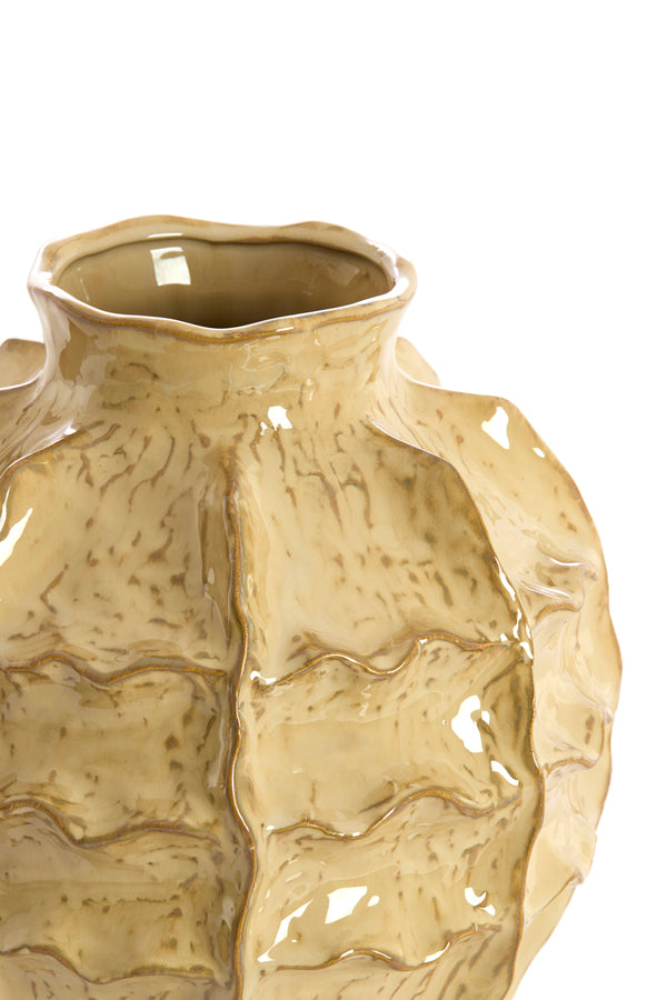 Light & Living Accessories Vase deco 26x35 cm LOSETO ceramics light brown House of Isabella UK
