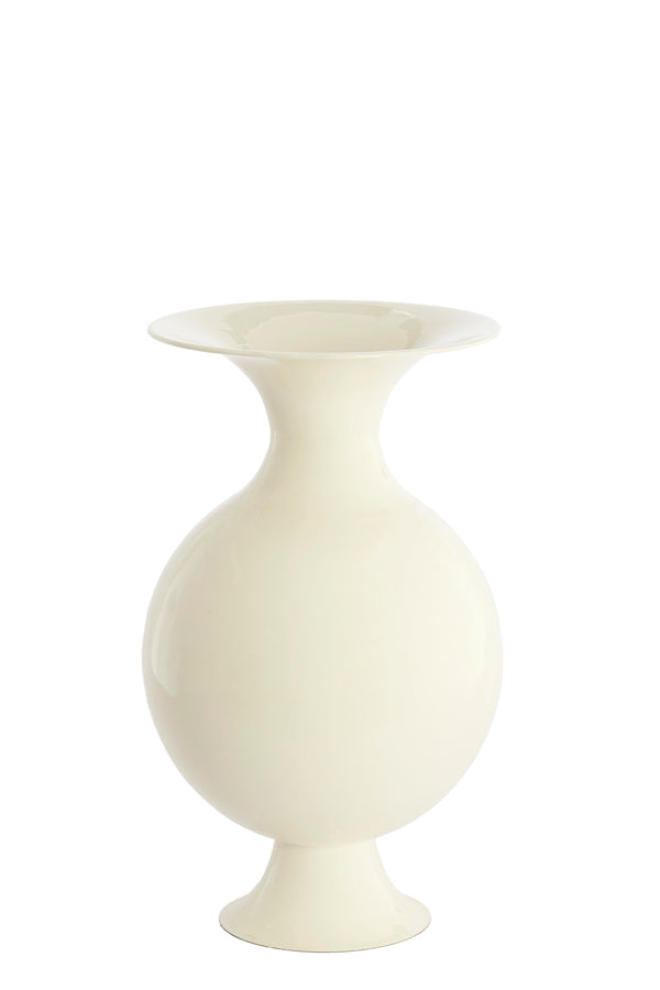 Light & Living Accessories Vase deco 26x45 cm BOLULLA shiny cream House of Isabella UK