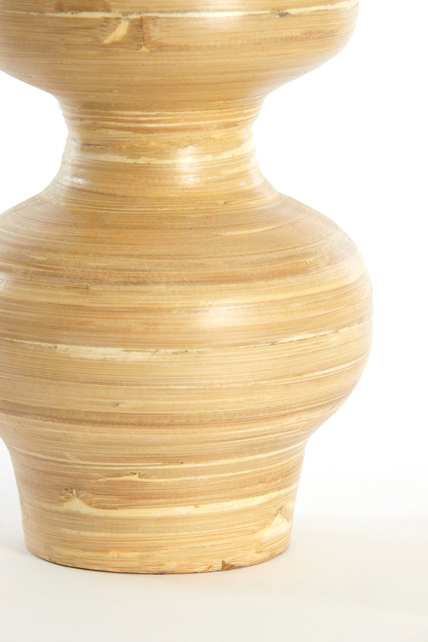 Light & Living Accessories Vase deco 26x52 cm CAMELEA bamboo natural House of Isabella UK