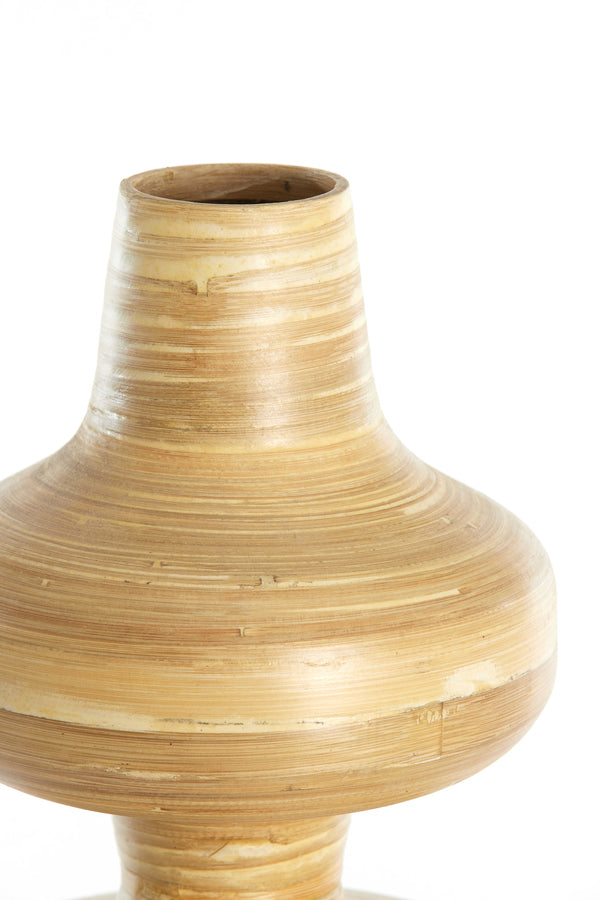 Light & Living Accessories Vase deco 26x52 cm CAMELEA bamboo natural House of Isabella UK