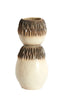 Light & Living Accessories Vase deco 26x55 cm AVERA ceramics cream-brown House of Isabella UK
