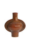 Light & Living Accessories Vase deco 27,5x18,5x31 cm MELNIK ceramics cognac brown House of Isabella UK