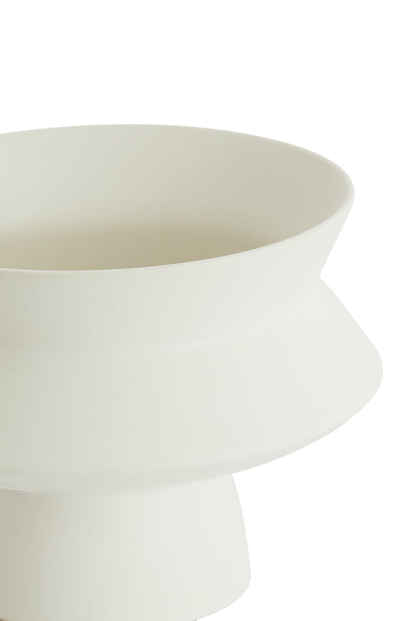 Light & Living Accessories Vase deco 27,5x21 cm VICENTO matt white House of Isabella UK