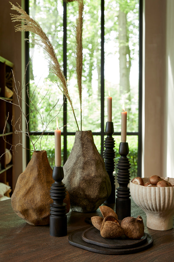 Light & Living Accessories Vase deco 27,5x25x33,5 cm MARZOKU antique brown House of Isabella UK