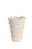Light & Living Accessories Vase deco 27,5x27x34 cm BANYA ceramics matt cream House of Isabella UK