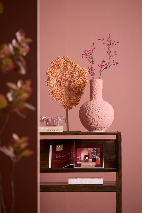 Light & Living Accessories Vase deco 27x40 cm SACILE ceramics matt old pink House of Isabella UK