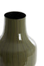 Light & Living Accessories Vase deco 27x49 cm SINDO shiny dark olive green+black House of Isabella UK