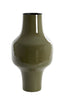 Light & Living Accessories Vase deco 27x49 cm SINDO shiny dark olive green House of Isabella UK