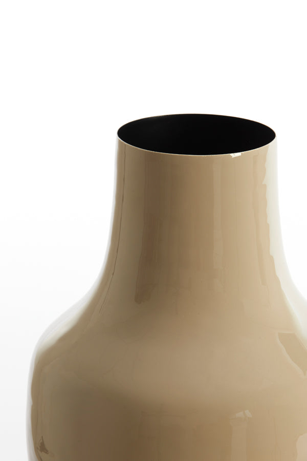 Light & Living Accessories Vase deco 27x49 cm SINDO shiny taupe House of Isabella UK