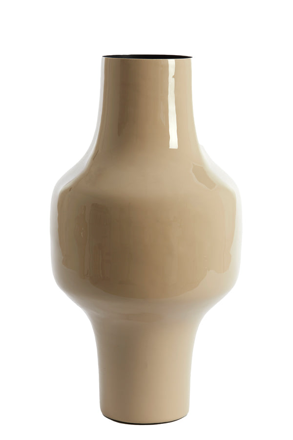 Light & Living Accessories Vase deco 27x49 cm SINDO shiny taupe House of Isabella UK