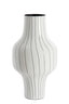 Light & Living Accessories Vase deco 27x49 cm SINDO shiny white+black House of Isabella UK