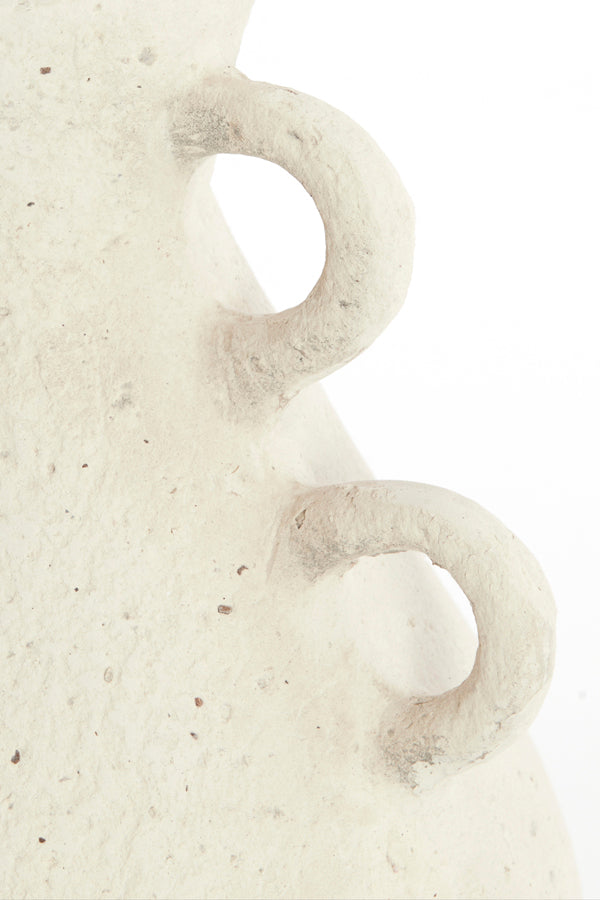 Light & Living Accessories Vase deco 28,5x35 cm ZEPHAN matt cream House of Isabella UK