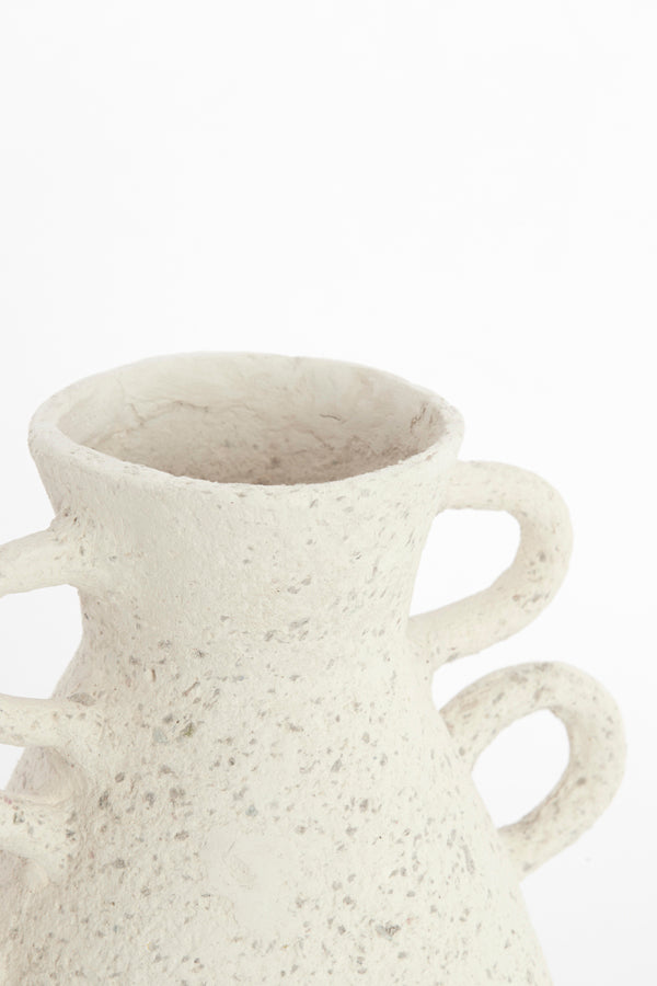 Light & Living Accessories Vase deco 28,5x35 cm ZEPHAN matt cream House of Isabella UK