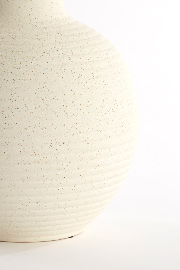Light & Living Accessories Vase deco 28,5x42 cm ULLOA ceramics matt cream House of Isabella UK