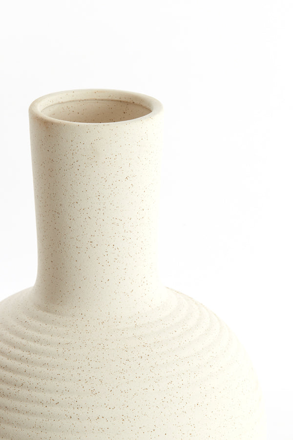 Light & Living Accessories Vase deco 28,5x42 cm ULLOA ceramics matt cream House of Isabella UK