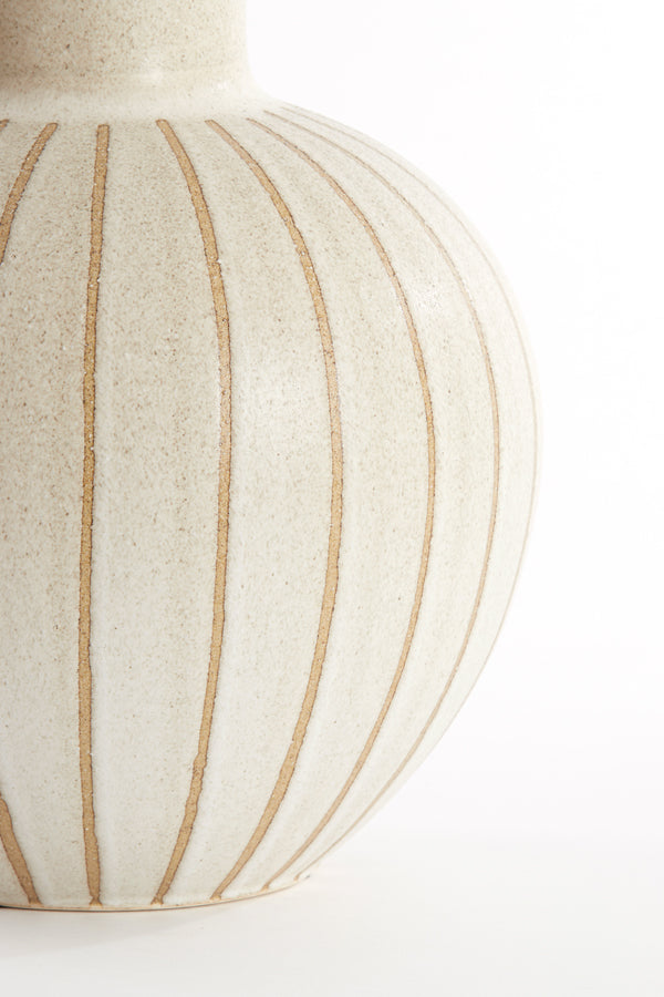 Light & Living Accessories Vase deco 28,5x42 cm ULLOA ceramics matt sand+brown House of Isabella UK