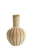 Light & Living Accessories Vase deco 28,5x42 cm ULLOA ceramics shiny cream+brown House of Isabella UK