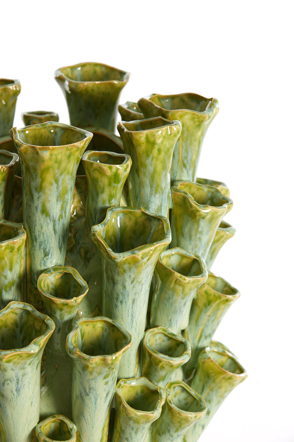 Light & Living Accessories Vase deco 28,5x46,5 cm KYRAL ceramics mint green House of Isabella UK