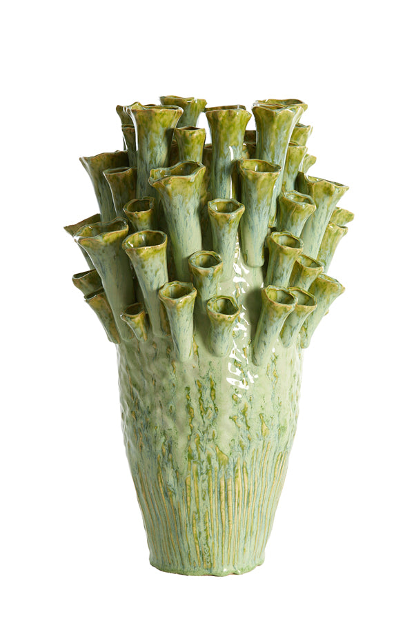 Light & Living Accessories Vase deco 28,5x46,5 cm KYRAL ceramics mint green House of Isabella UK