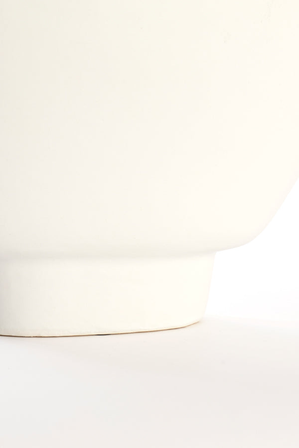 Light & Living Accessories Vase deco 28x10x31,5 cm OZZERO ceramics white House of Isabella UK