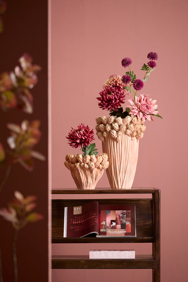 Light & Living Accessories Vase deco 28x20,5 cm FYNARA ceramics light pink House of Isabella UK