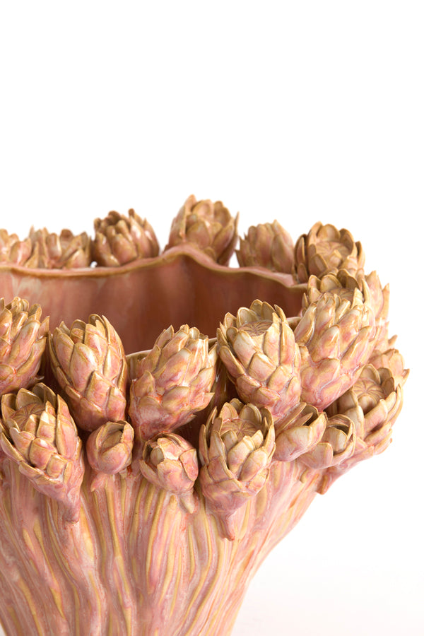 Light & Living Accessories Vase deco 28x20,5 cm FYNARA ceramics light pink House of Isabella UK