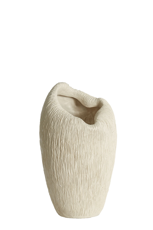 Light & Living Accessories Vase deco 28x26,5x50 cm DENISA cream House of Isabella UK