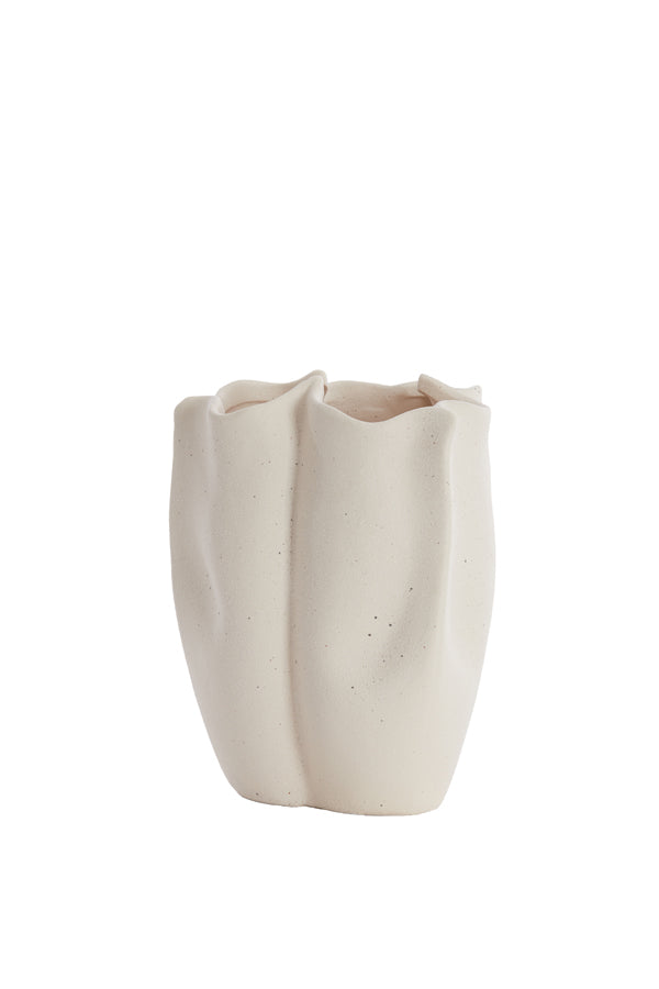 Light & Living Accessories Vase deco 28x27,5x36,5 cm SANGULI ceramics cream House of Isabella UK