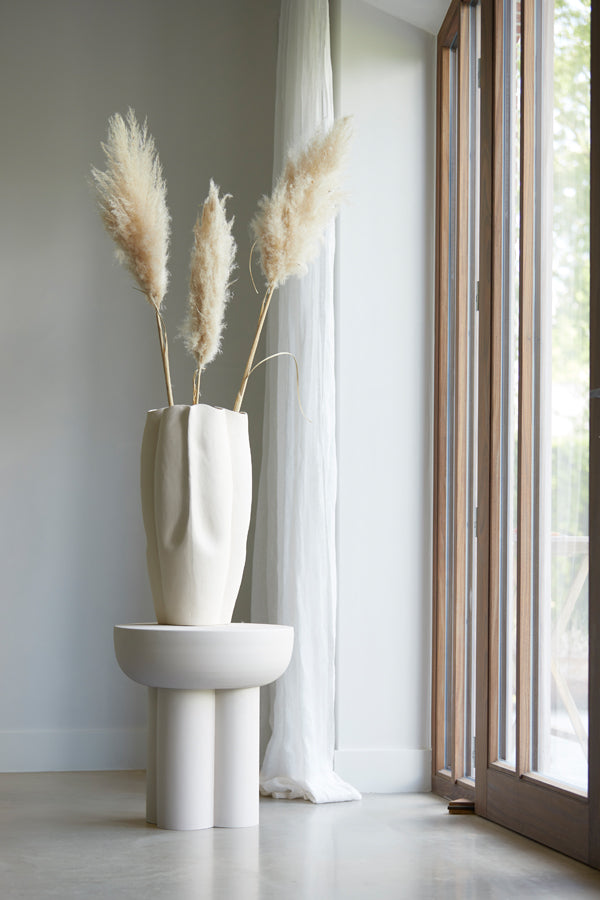 Light & Living Accessories Vase deco 28x27,5x56 cm SANGULI ceramics cream House of Isabella UK