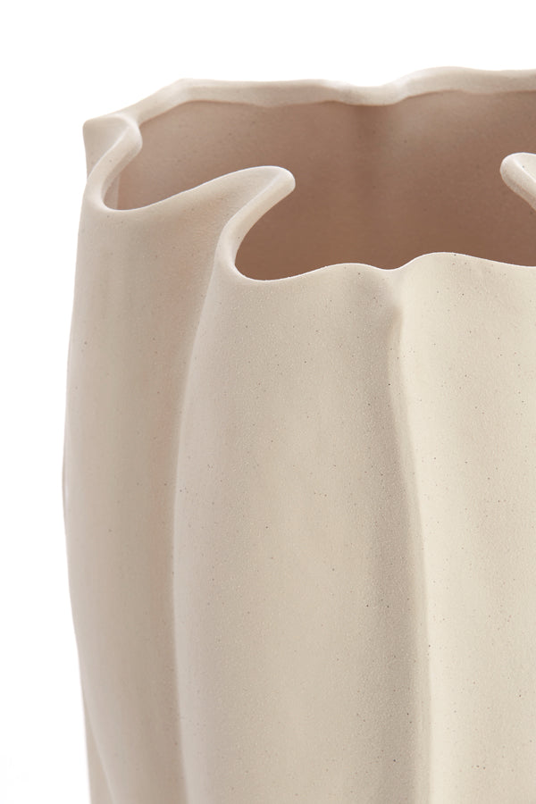 Light & Living Accessories Vase deco 28x27,5x56 cm SANGULI ceramics cream House of Isabella UK