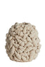 Light & Living Accessories Vase deco 28x30 cm SHELL ceramics textured cream House of Isabella UK