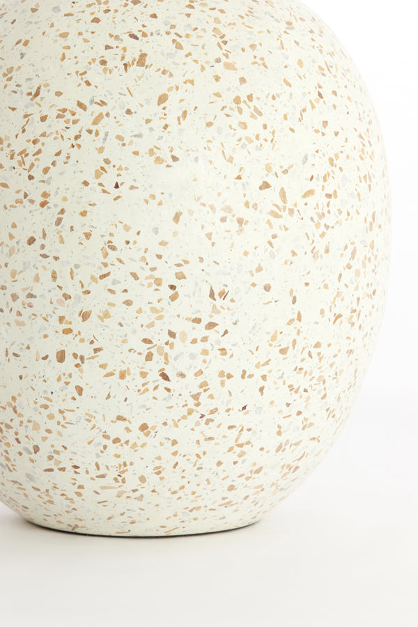 Light & Living Accessories Vase deco 28x34 cm ORXETA terrazzo cream House of Isabella UK