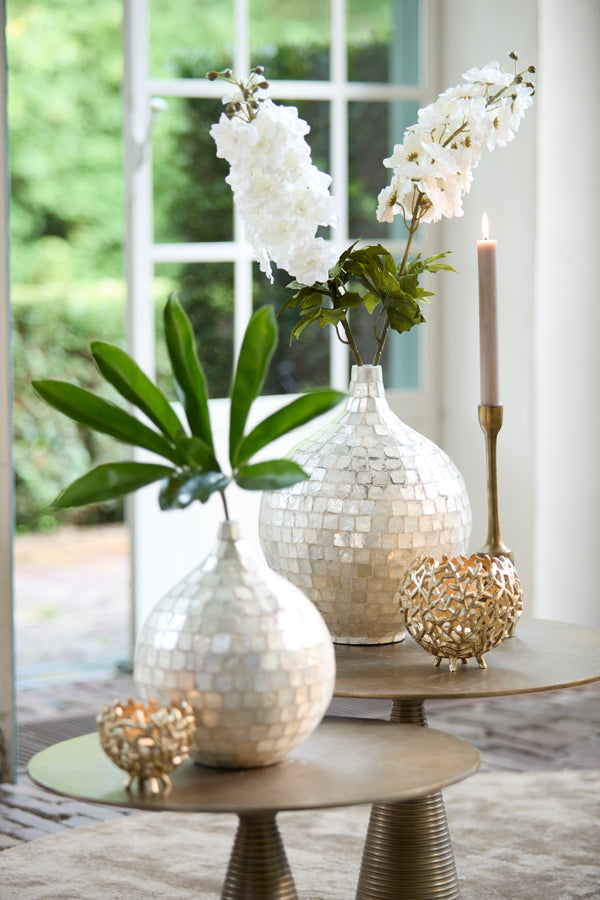 Light & Living Accessories Vase deco 28x35 cm ELORZA cream House of Isabella UK
