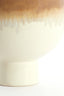 Light & Living Accessories Vase deco 28x38 cm ZELATA ceramics cream+taupe House of Isabella UK