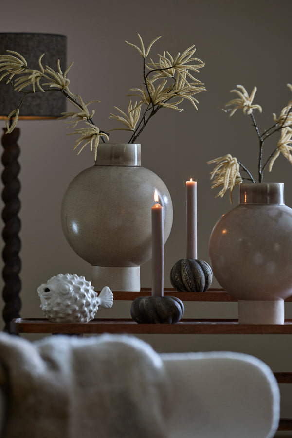 Light & Living Accessories Vase deco 28x38 cm ZELATA ceramics sand House of Isabella UK