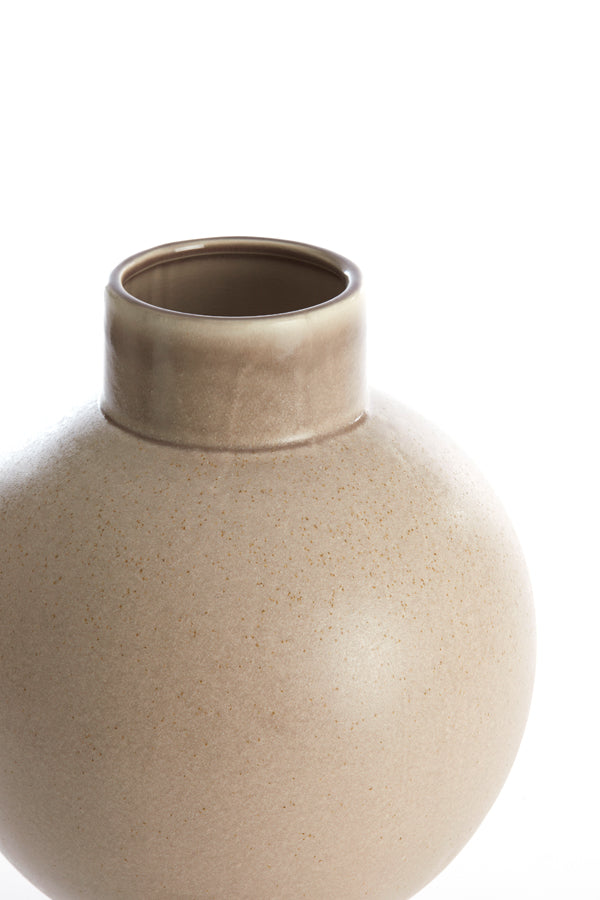 Light & Living Accessories Vase deco 28x38 cm ZELATA ceramics sand House of Isabella UK