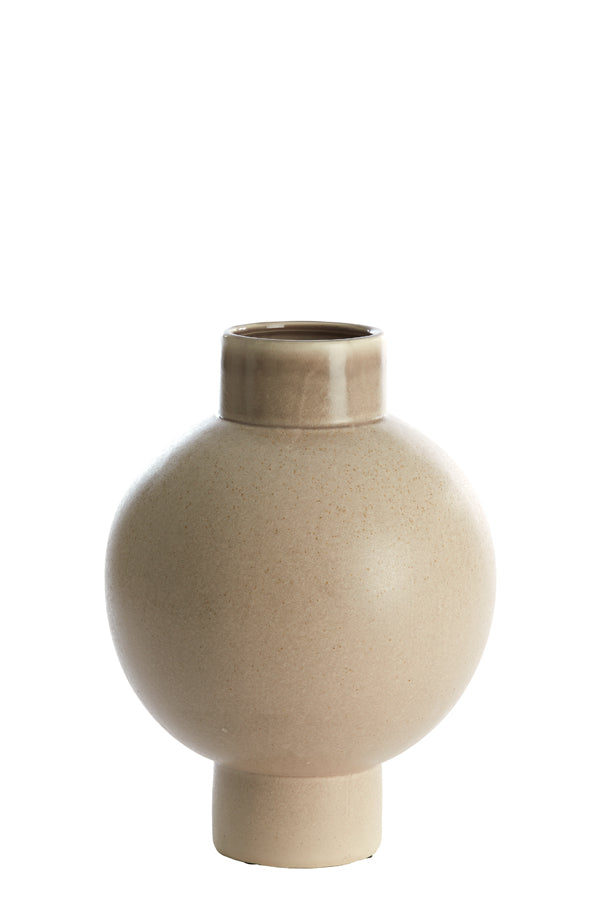 Light & Living Accessories Vase deco 28x38 cm ZELATA ceramics sand House of Isabella UK