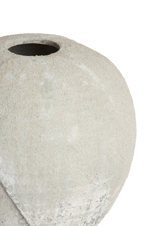Light & Living Accessories Vase deco 29x29 cm NOLINA ceramics texture grey House of Isabella UK