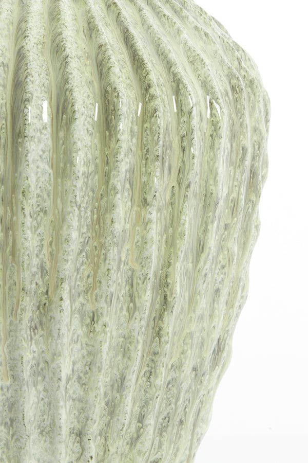 Light & Living Accessories Vase deco 29x37 cm CACTI shiny mint green House of Isabella UK