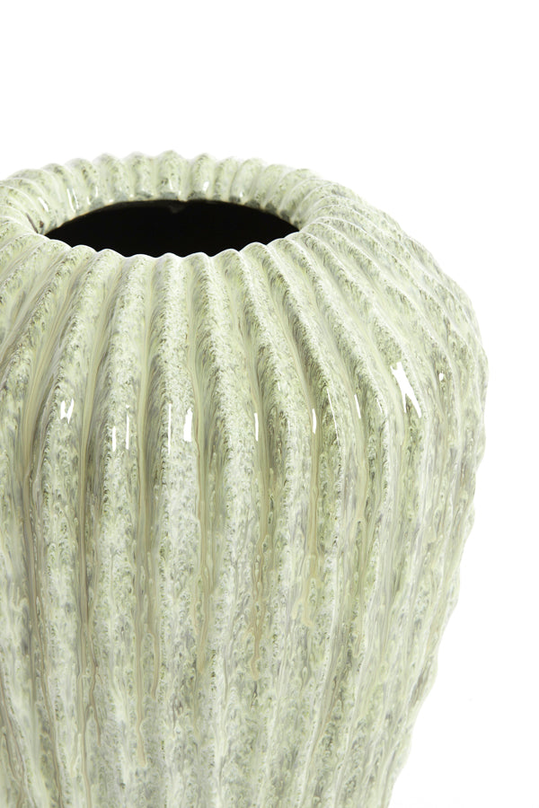 Light & Living Accessories Vase deco 29x37 cm CACTI shiny mint green House of Isabella UK
