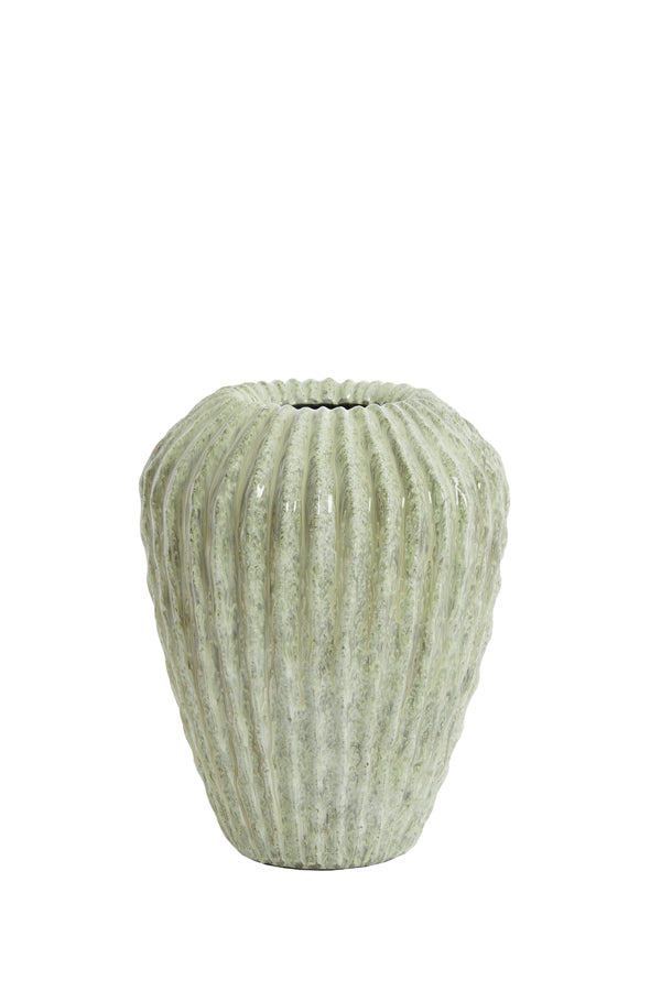 Light & Living Accessories Vase deco 29x37 cm CACTI shiny mint green House of Isabella UK