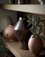 Light & Living Accessories Vase deco 29x41 cm VASORA ceramics matt dark red-brown House of Isabella UK