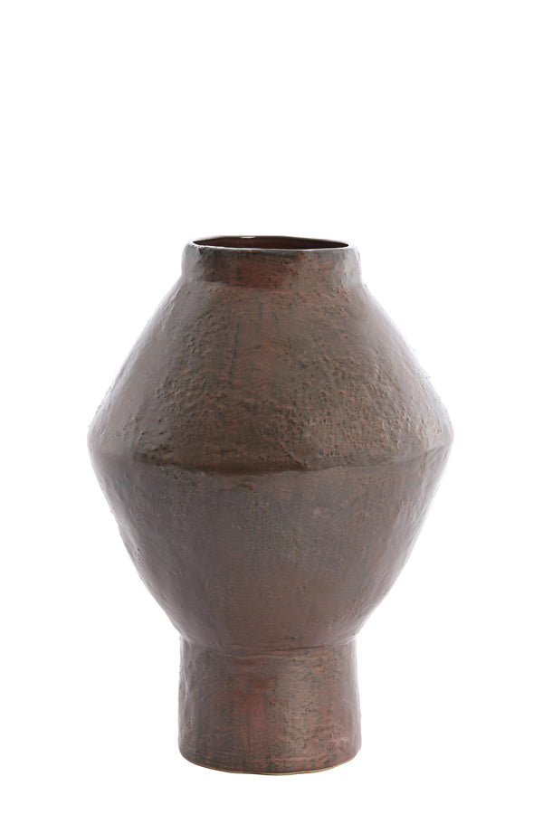 Light & Living Accessories Vase deco 29x41 cm VASORA ceramics matt dark red-brown House of Isabella UK