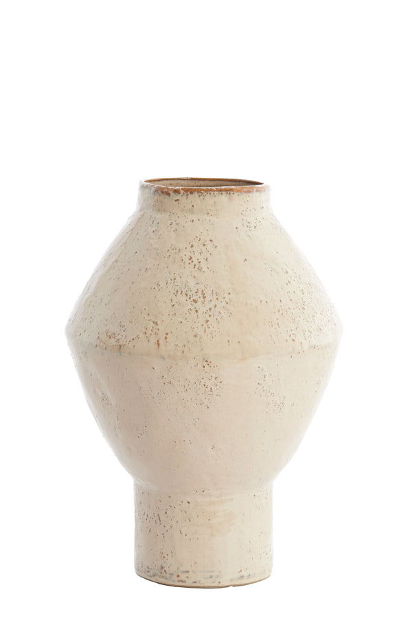 Light & Living Accessories Vase deco 29x41 cm VASORA ceramics shiny taupe House of Isabella UK