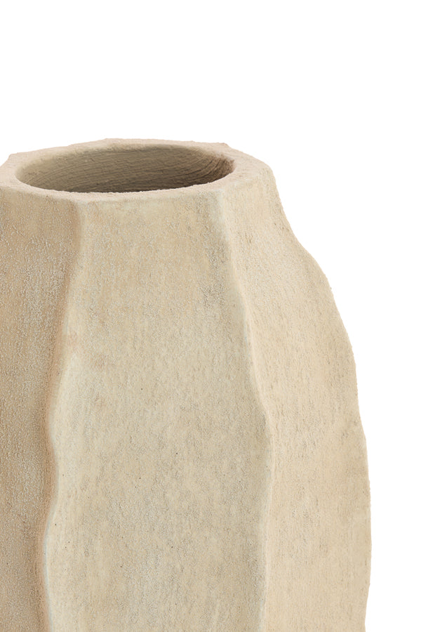 Light & Living Accessories Vase deco 29x42 cm SAPHIRA matt sand House of Isabella UK