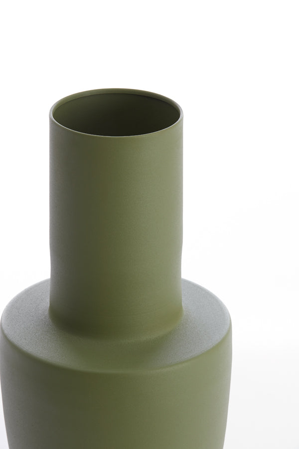 Light & Living Accessories Vase deco 29x55 cm DATUH olive green House of Isabella UK