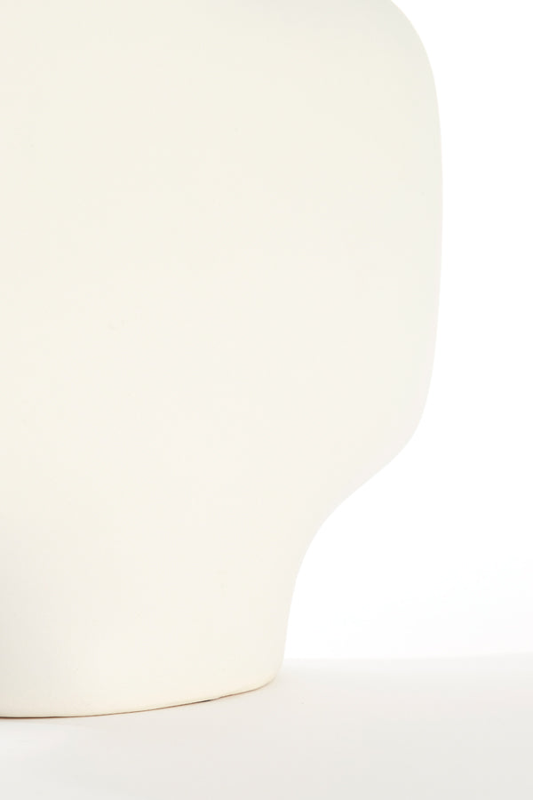 Light & Living Accessories Vase deco 30x10,5x36 cm TROVO ceramics white House of Isabella UK