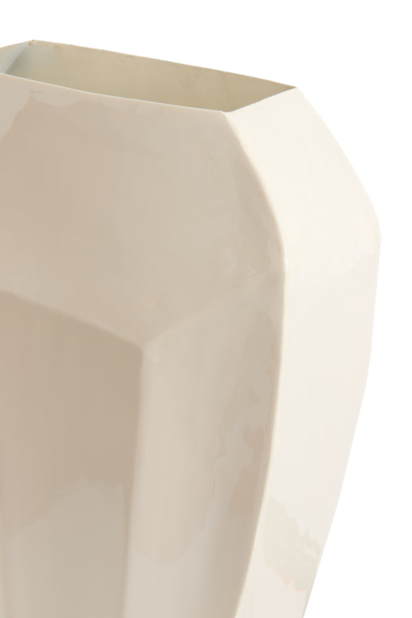 Light & Living Accessories Vase deco 30x13x45 cm CORDOBA shiny cream House of Isabella UK