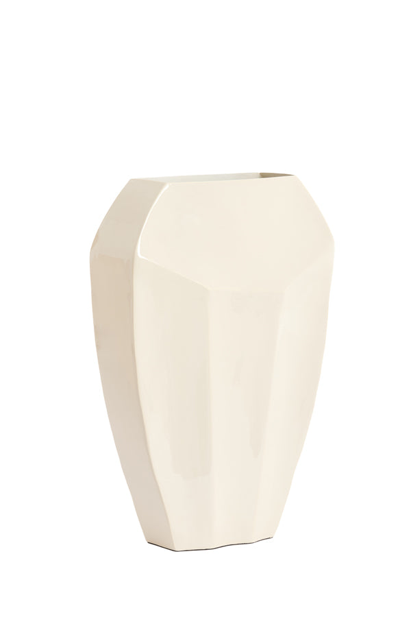 Light & Living Accessories Vase deco 30x13x45 cm CORDOBA shiny cream House of Isabella UK