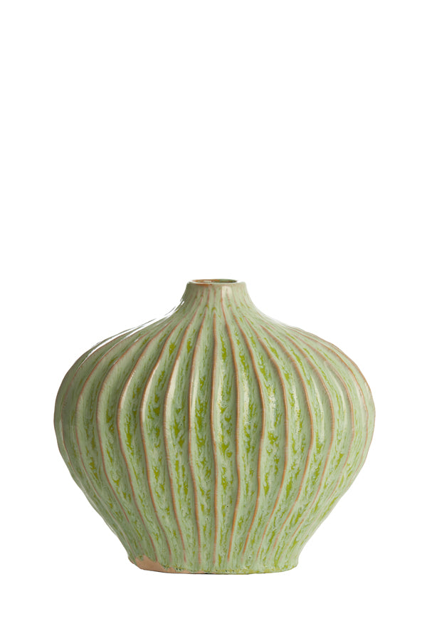 Light & Living Accessories Vase deco 30x16x25 cm LORITO ceramics mint green House of Isabella UK